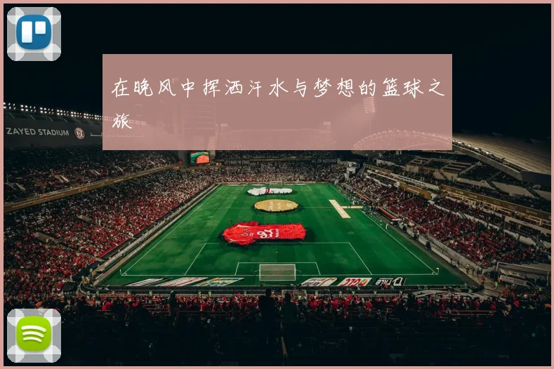 在晚风中挥洒汗水与梦想的篮球之旅